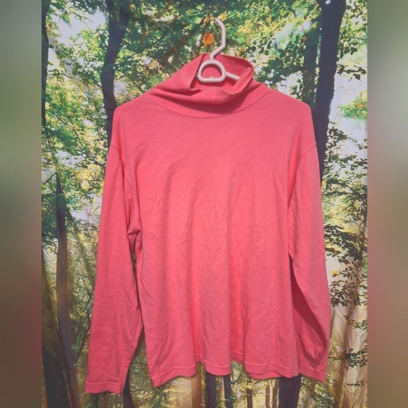 Vintage bubblegum pink turtleneck - Picture 1 of 3